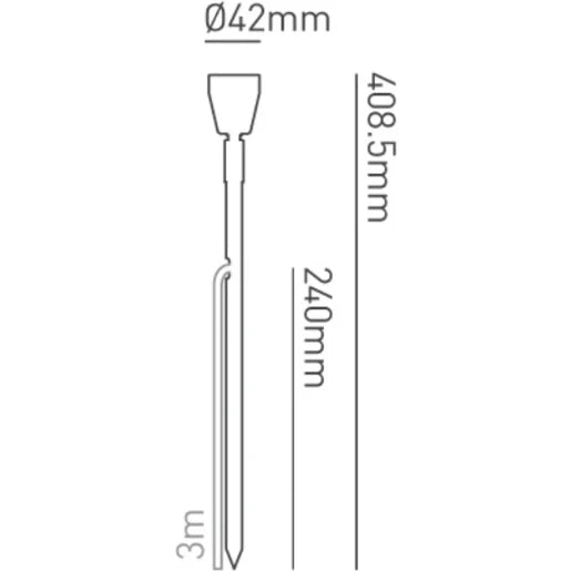 Spike Light 2700K LED Stainless Steel