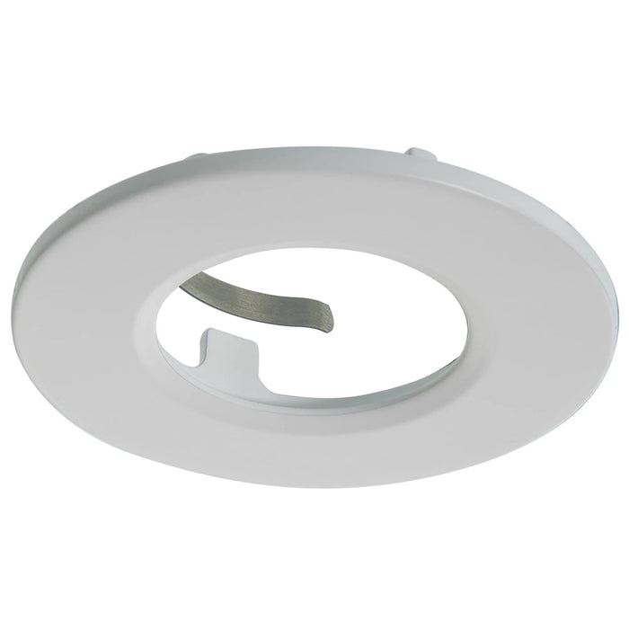 Bezel Fire Rated Fixed IP20 Matt White for GU10 Downlight