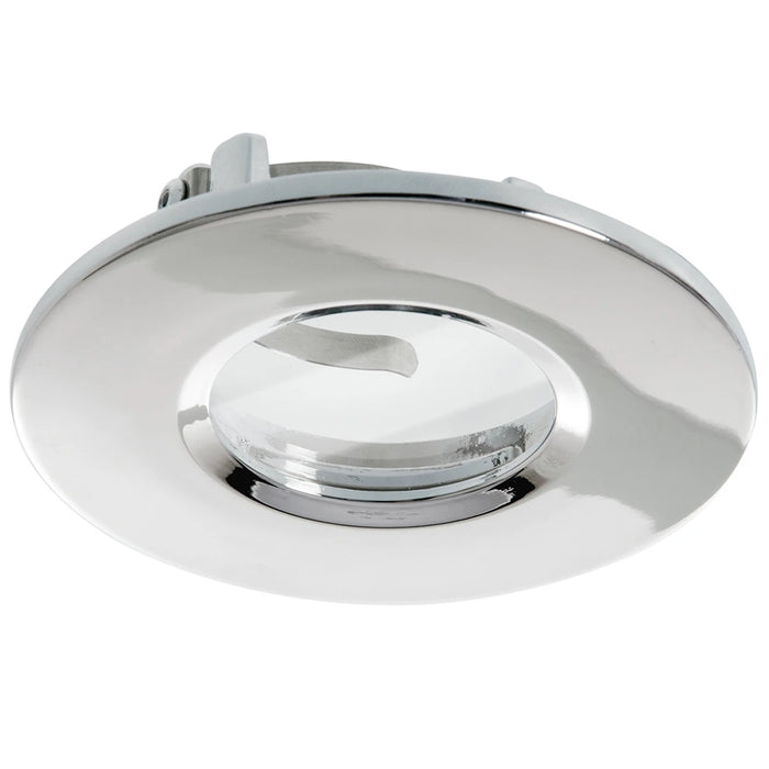 Bezel Fire Rated Fixed IP65 Polished Chrome for GU10 Downlight
