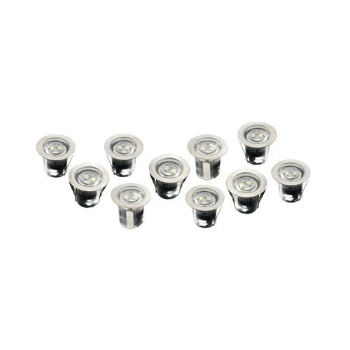 VITA 3.6W LED circular kit with 10 fittings, IP68, Warm Whit
