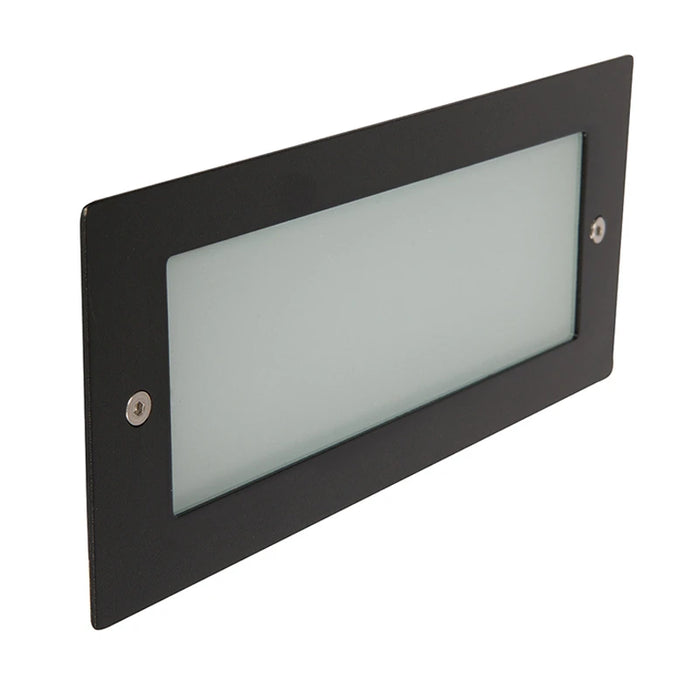 Brick Light LED 3000K Plain Frame 6W Black