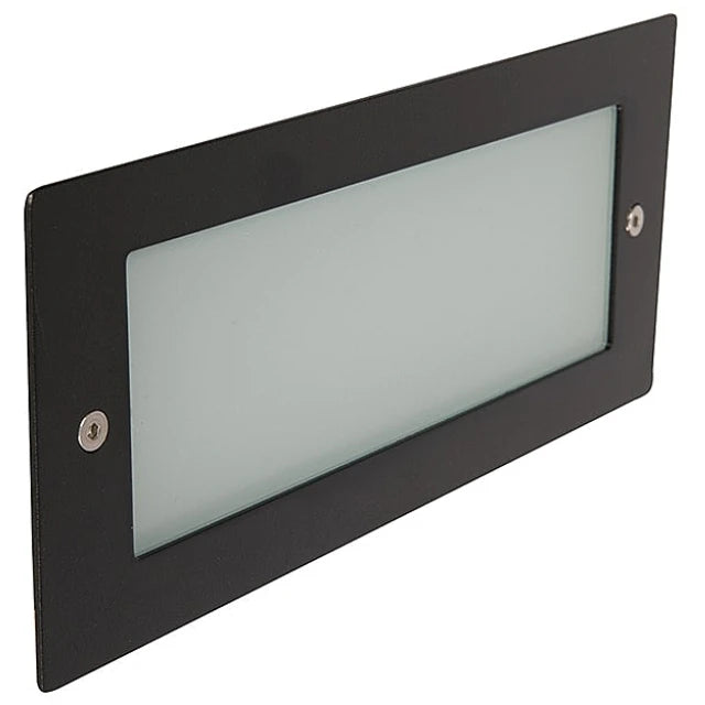 Brick Light LED 4000K Plain Frame 6W Black