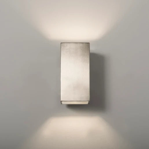 Cane 2 X 5W 4000K Led Square Up & Down Wall Light Stainless Steel