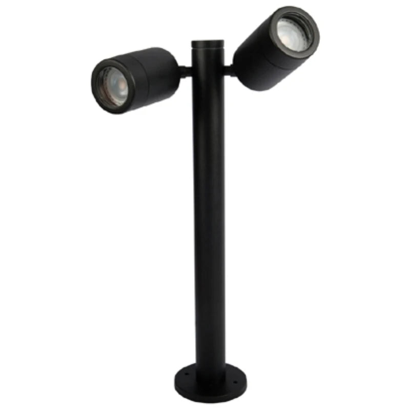 Floor Light GU10 2 Spots Black