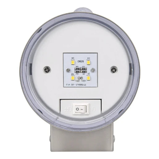 Wall Light LED Solar PIR 2W 4000K 100lm Stainless Steel