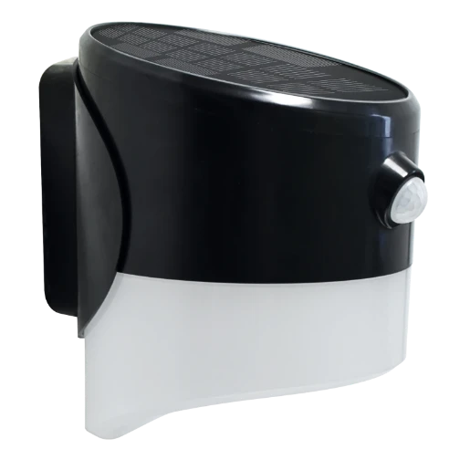 Wall Light LED Solar PIR 2W 4000K 100lm Stainless Steel