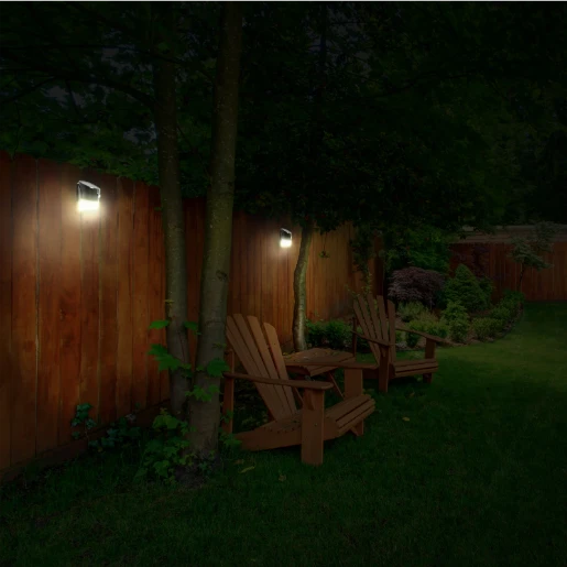 Wall Light LED Solar PIR 2W 4000K 100lm Stainless Steel