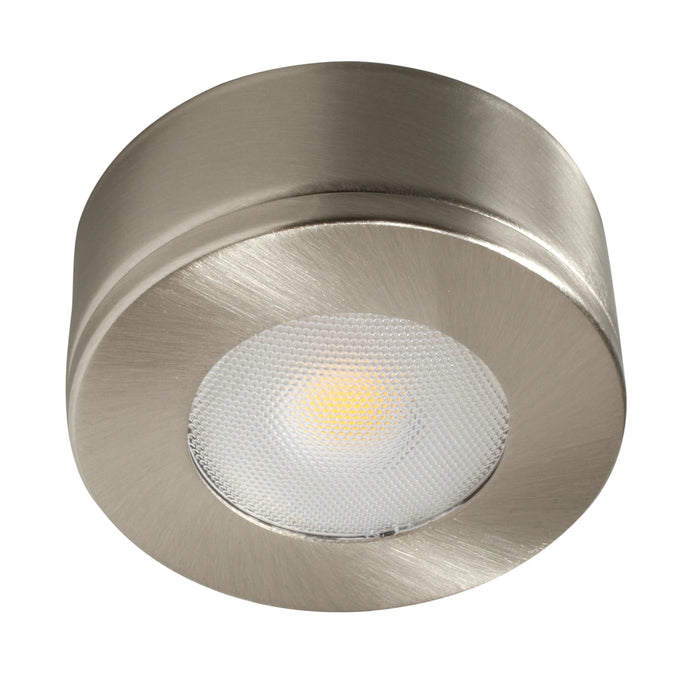 Cabinet Light Circular LED 2.5W 3000K 190lm Satin Chrome