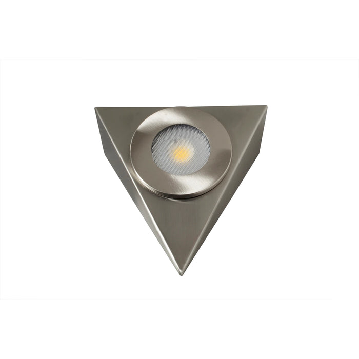 Cabinet Light Triangular LED 2.5W 4000K 210lm Satin Chrome