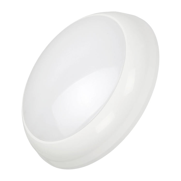 Portland 15W LED IP54 White Opal 840-850