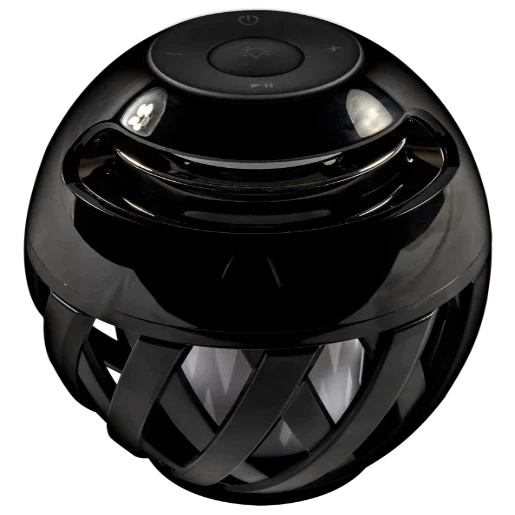 Luminaire LED Flame Effect USB Black Bluetooth Speaker IP65