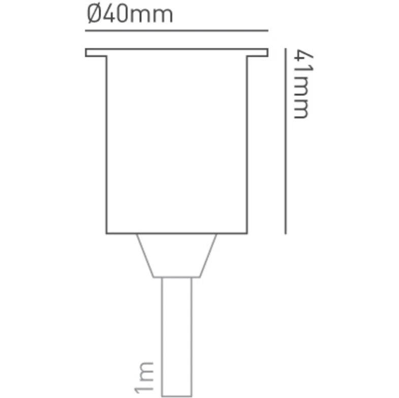Groundlight Walk Over Flood 2700K LED IP68 1W 316 Stainless Steel