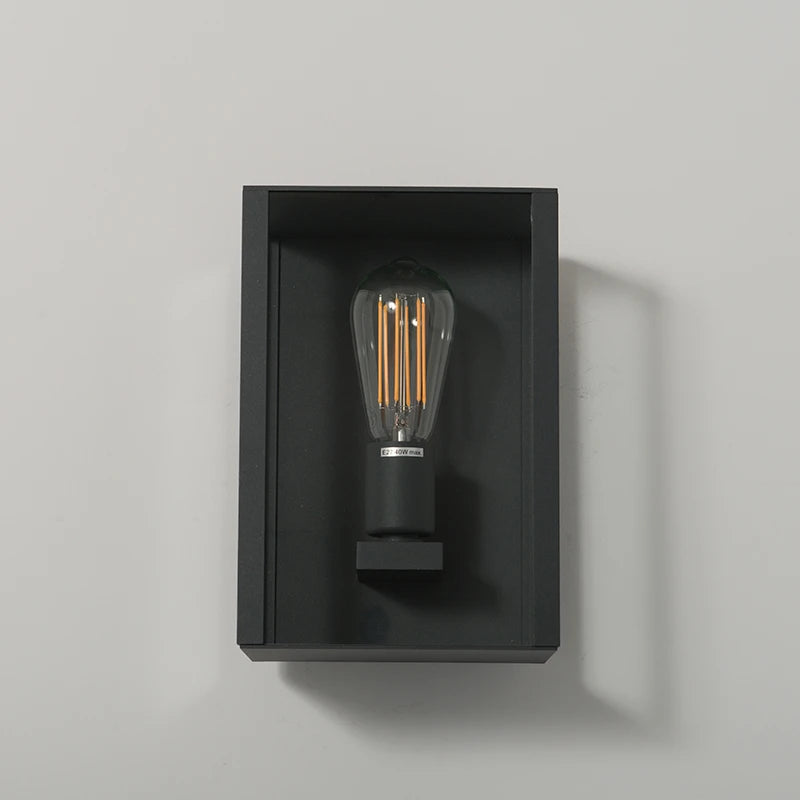Lantern Wall Mounted E27 Antrhacite
