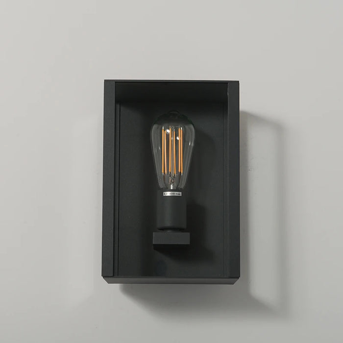 Lantern Wall Mounted E27 Antrhacite