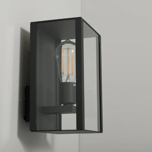 Lantern Wall Mounted E27 Antrhacite