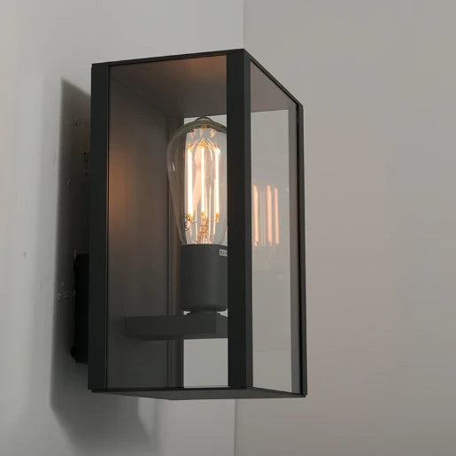 Lantern Wall Mounted E27 Antrhacite