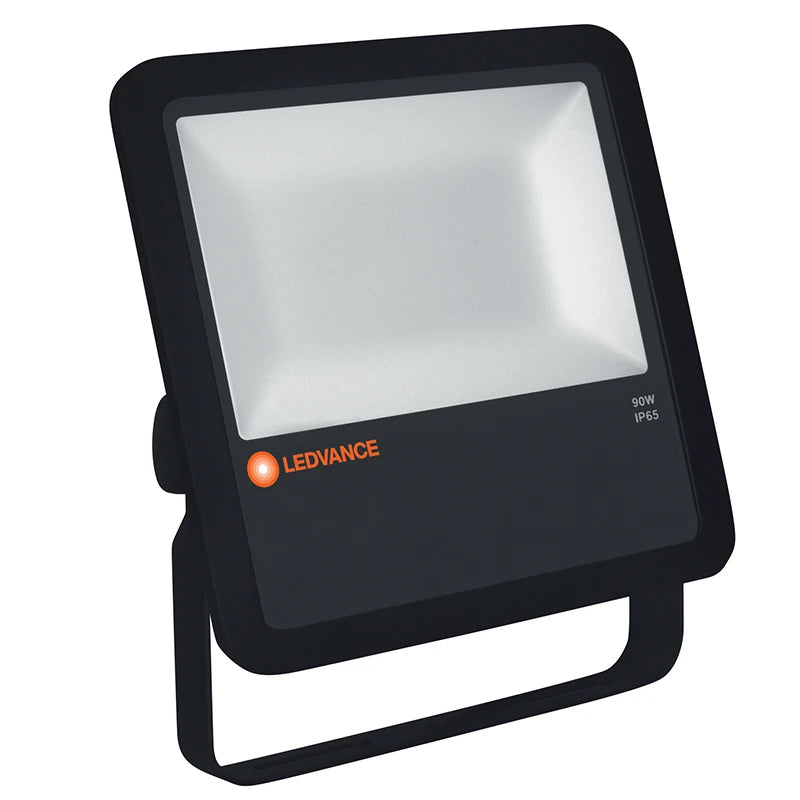 Floodlight LED 80W 4000K IP65 10000lm Black Photocell