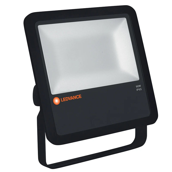 Floodlight LED 80W 4000K IP65 10000lm Black Photocell