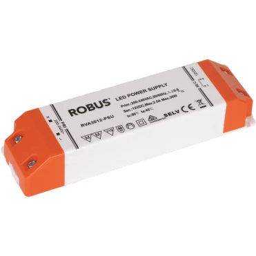 Driver Vegas Constant Voltage 30W 12V Non Dimmable IP20