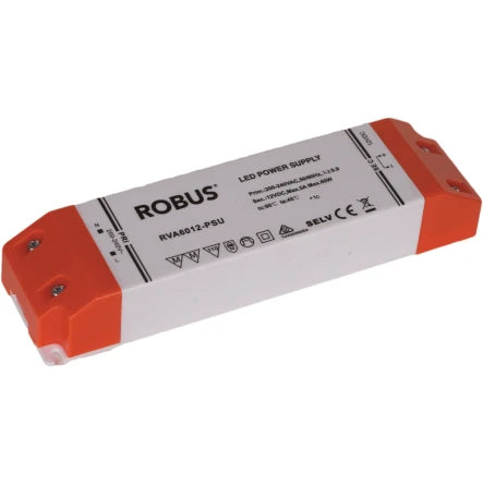 VEGAS 60W, 12V, IP20 constant voltage driver, non dimmable