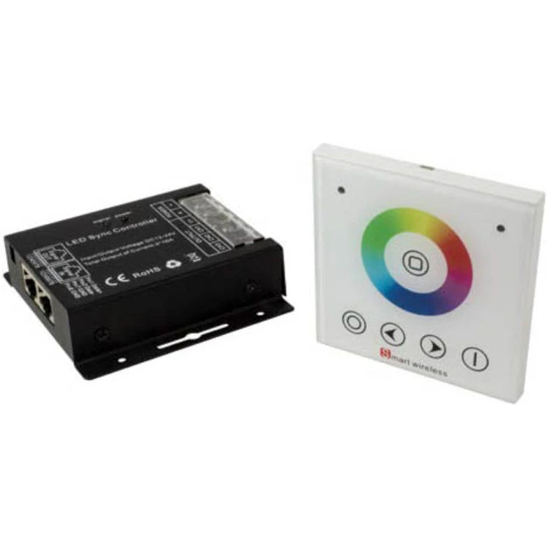 VEGAS 720W controller, IP20, RGB, with wall mounted touch pa