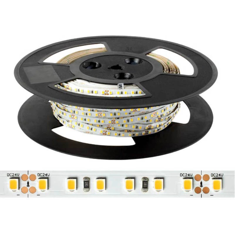 LED Strip 120 LEDs 9.6W 24V Warm White 3000K IP20
