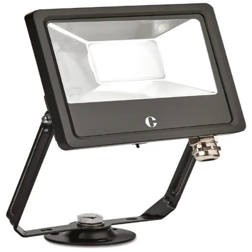 Floodlight Switchable IP65 30W Black Non PIR Tilt-Twist-Turn