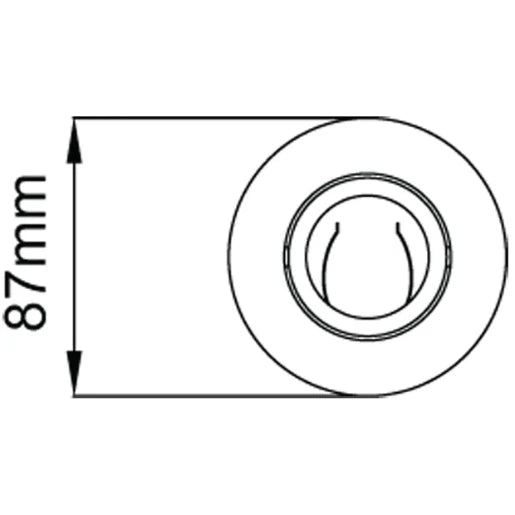 Bezel GU10 IP20 Black