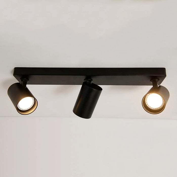 Spotlight GU10 Triple Bar Black