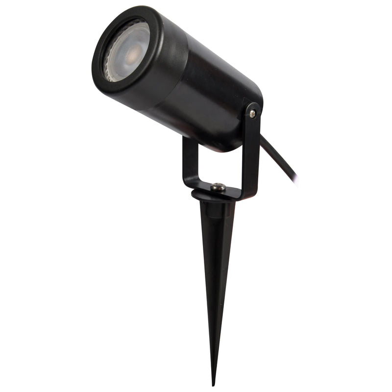 Spotlight Spike Single 35W IP44 GU10 NO Lamp Black