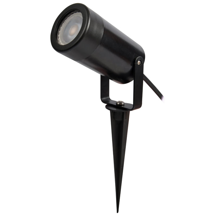 Spotlight Spike Single 35W IP44 GU10 NO Lamp Black