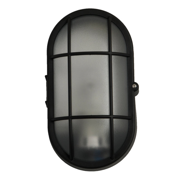 Oval Wall Bulkhead E27 IP44 less lamp