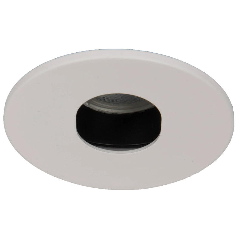 White Pin Wall Wash Trim For 240V GU10 Downlight