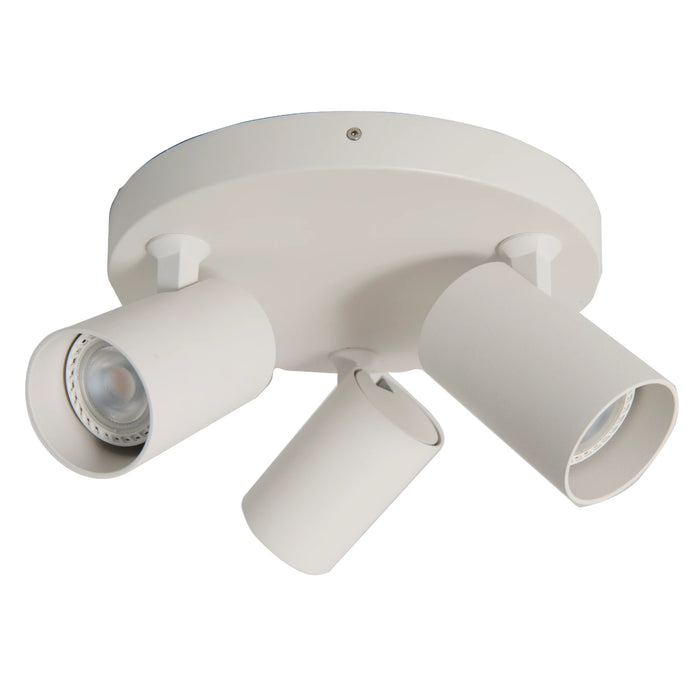 Spotlight Three Plate 50W GU10 IP20 NO Lamp White