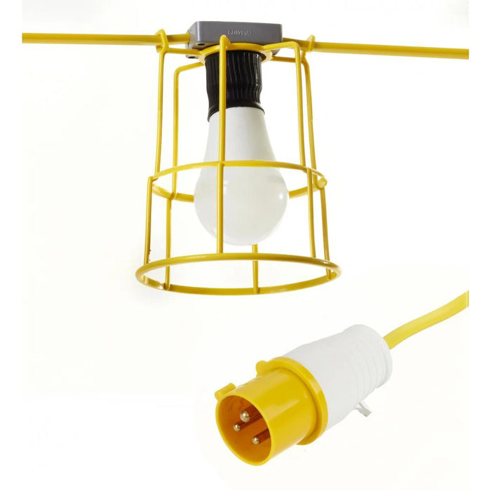 Festoon Kit LED 25m 110V IP44 Including 10 x B22 Lamps 4200K