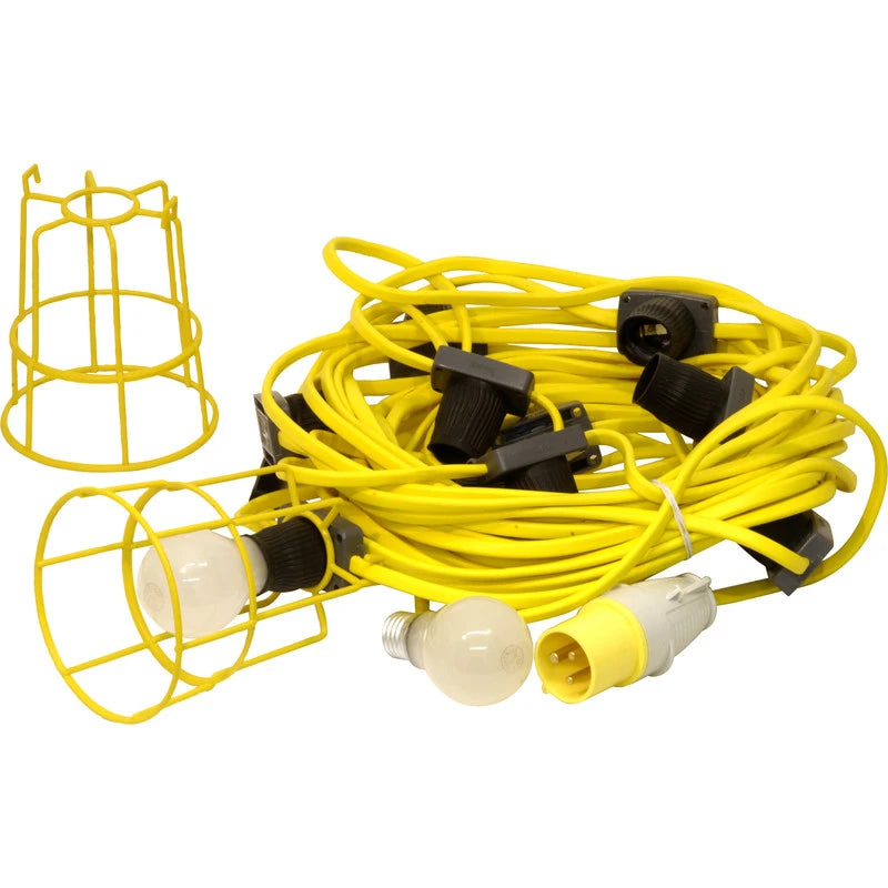 Festoon Kit LED 25m 110V IP44 Excluding 10 x E27 Lamps