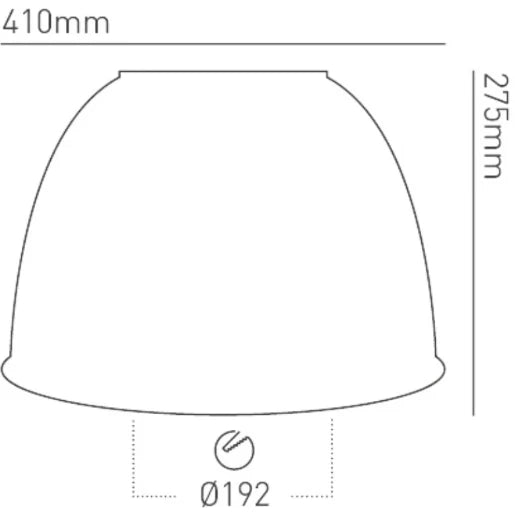 Reflector For High Bay 70° Plastic