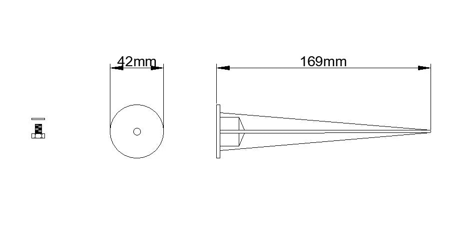 Spike Attachment For CCT Floodlights Black