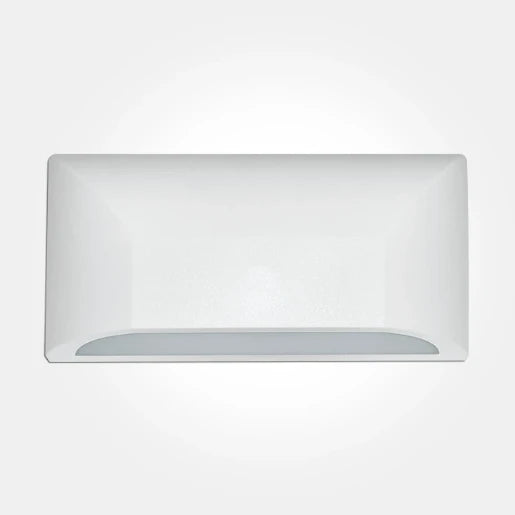 6W 4000K 340 Lm Ip65 White Plastic Led Wall Light