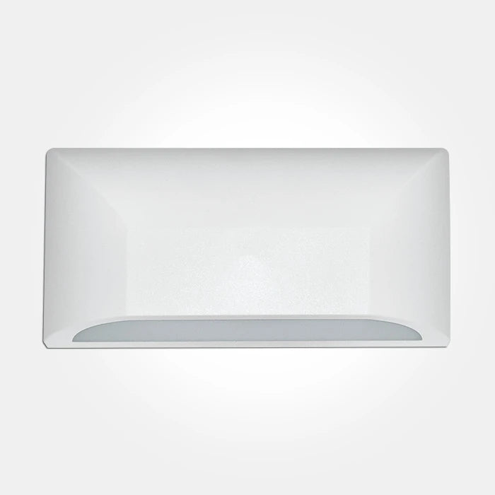 6W 4000K 340 Lm Ip65 White Plastic Led Wall Light