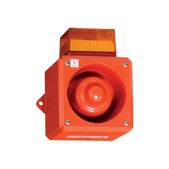 Sounder&Beacon Industrial Strobe Combination 110Db 24V Dc Amber Red Fla