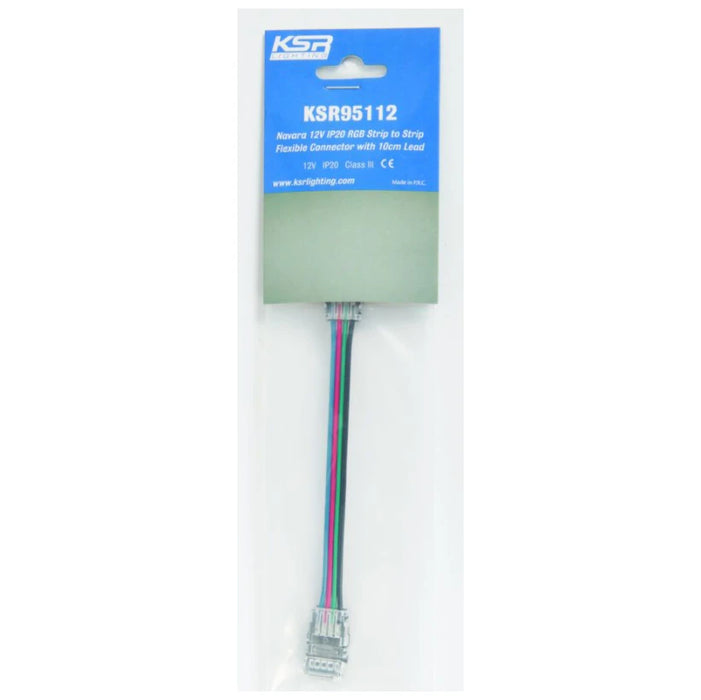 Connector Rgb Strip To Strip IP20 12V 10Cm Lead
