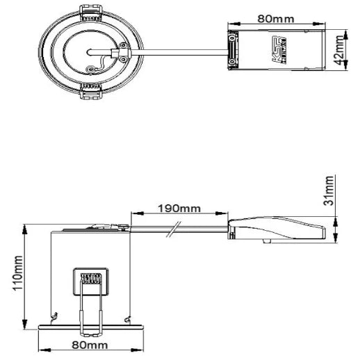 Firebreak Gu10 Qr Pro / Wiz Downlight Can