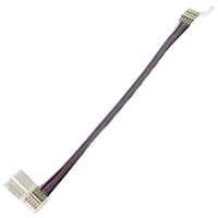 Vegas Easy Clip Connector For Rgbw 24V Ip20/ Strip-To-Strip With 150Mm Wire