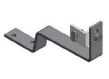 Stainless steel roof hook - slate side twist