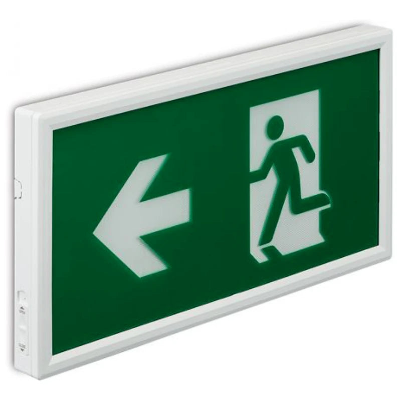 Legend Arrow Left For Emergency Box Polycarbonate