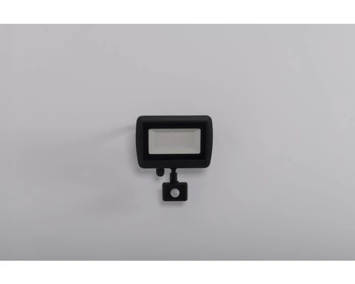 Siena Cr 50W 4000K IP65 Led Pir Floodlight Black
