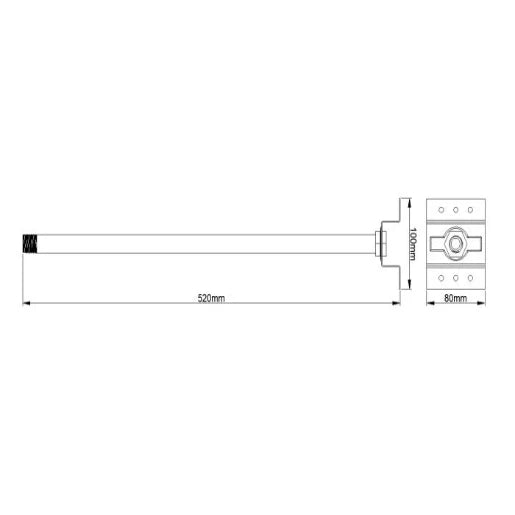 Novelda 520mm Bracket For KSR6102