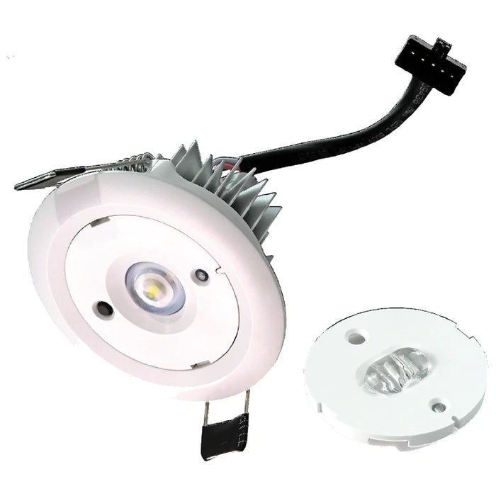 Syracuse LiFe 3W LED Emergency Downlight Non-Maintained Recessed IP40