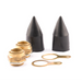 63mm 2 Part Indoor Brass Gland Pack